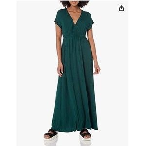 Amazon Essentials Maxi Dress Green M NWOT